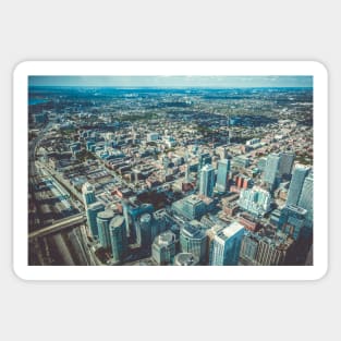 Toronto City Skyline Skyscapers Photograph Sticker